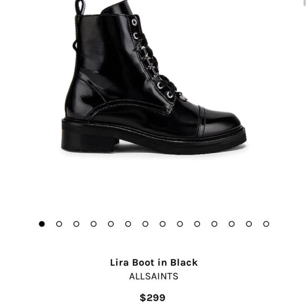 ALL SAINTS LIRA LEATHER SIZE 11 $299